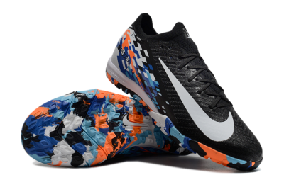Nike Air Zoom Mercurial Vapor 16 Elite TF Artificial Turf Soccer Shoes - Black/Blue/Orange