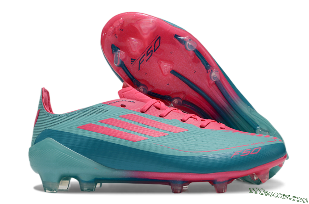 Adidas F50+ Elite FG Firm Ground Soccer Cleats - Jade/Pink/White 1