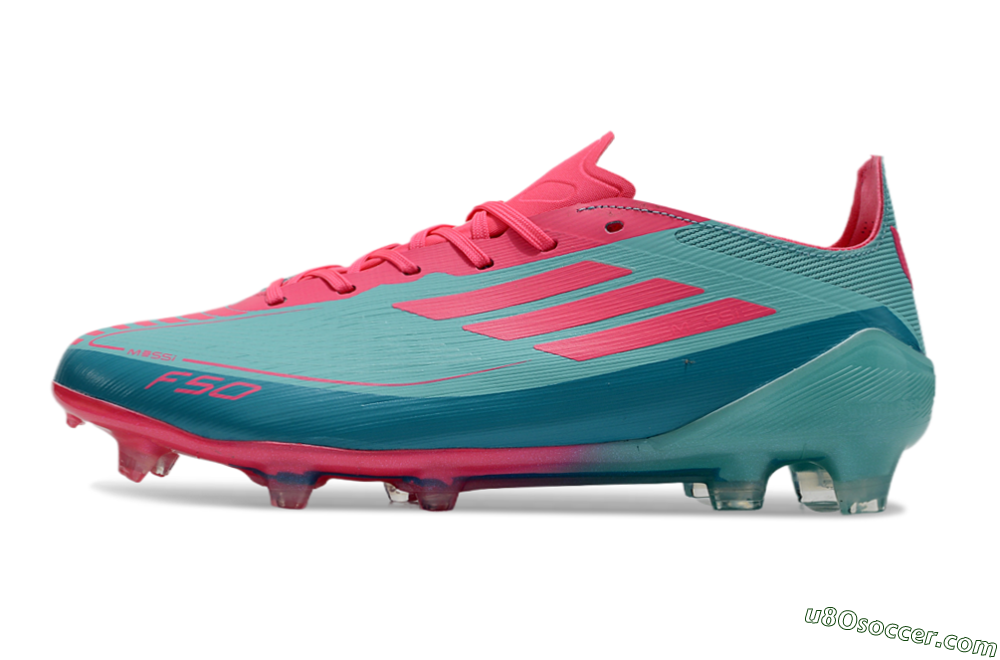 Adidas F50+ Elite FG Firm Ground Soccer Cleats - Jade/Pink/White 2