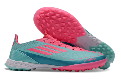 Adidas F50 Elite TF Artificial Turf Soccer Shoes - Jade/Pink/White