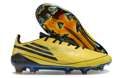 Adidas F50 Elite FG Firm Ground Soccer Cleats - Yellow/Black/Gold
