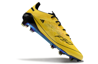 Adidas F50 Elite FG Firm Ground Soccer Cleats - Yellow/Black/Gold
