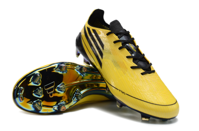Adidas F50 Elite FG Firm Ground Soccer Cleats - Yellow/Black/Gold