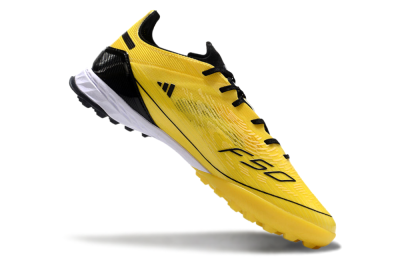 Adidas F50 Pro TF Artificial Turf Soccer Shoes - Yellow/Black/White
