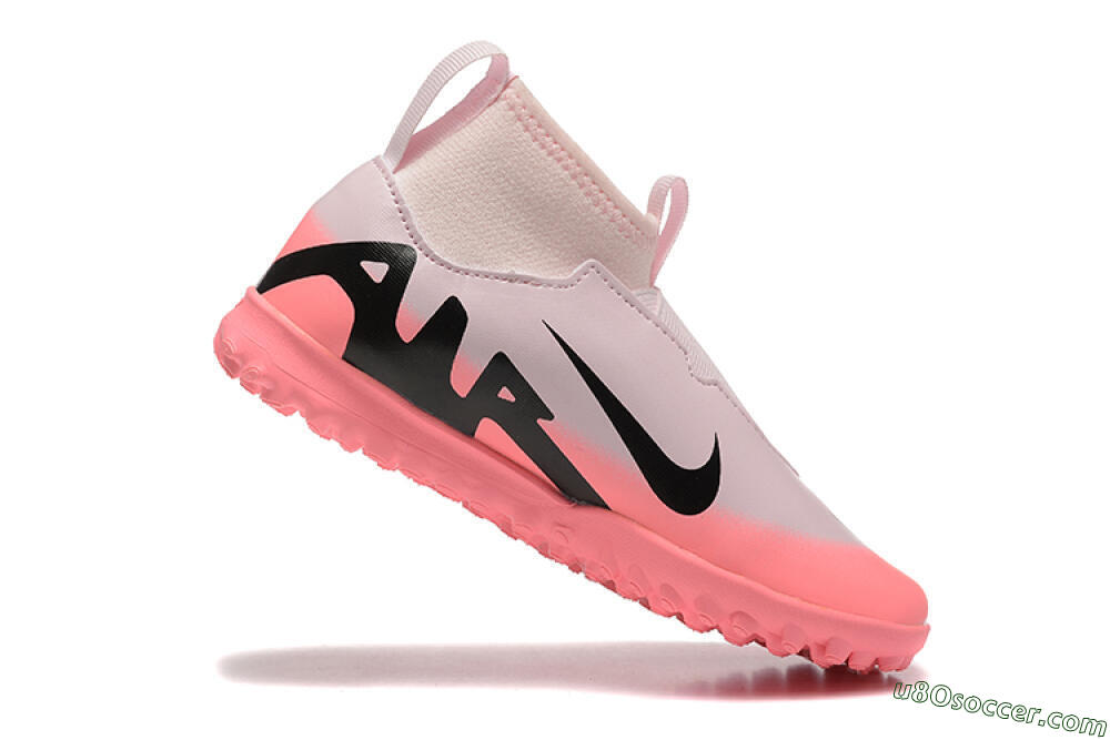 Nike Air Zoom Mercurial Superfly 9 Elite TF Artificial Turf Soccer Shoes - Pink/Black 7