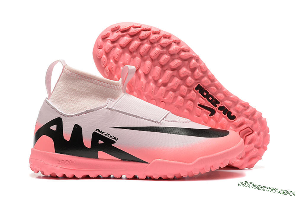 Nike Air Zoom Mercurial Superfly 9 Elite TF Artificial Turf Soccer Shoes - Pink/Black 1