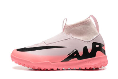 Nike Air Zoom Mercurial Superfly 9 Elite TF Artificial Turf Soccer Shoes - Pink/Black
