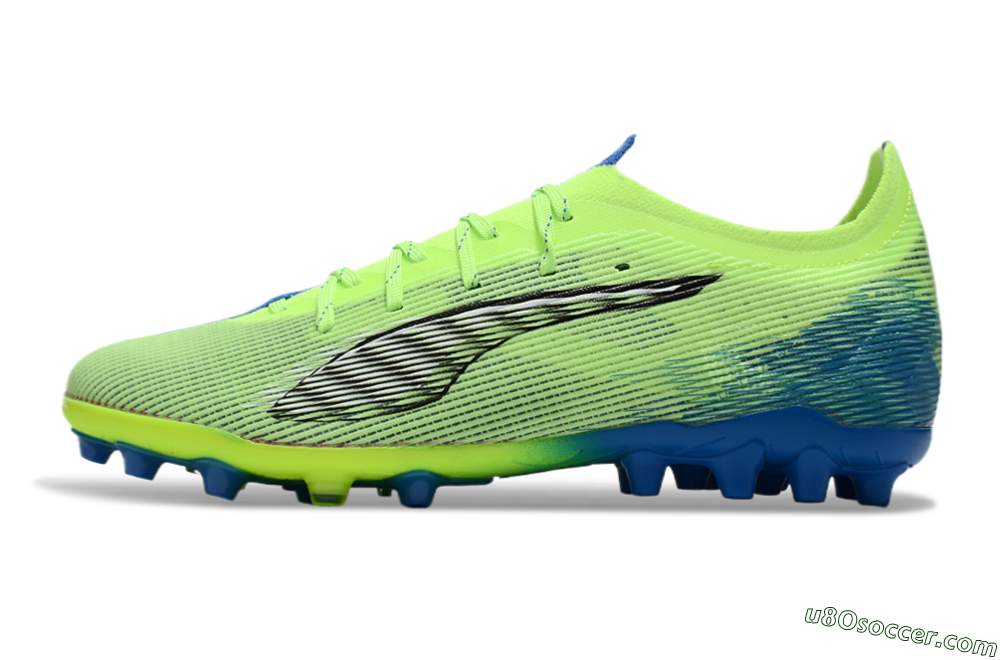 Puma Ultra 5 Ultimate FG Firm Ground Soccer Cleats - Yellow/Black/Blue 2