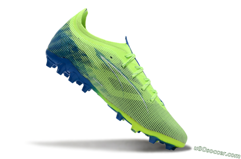 Puma Ultra 5 Ultimate FG Firm Ground Soccer Cleats - Yellow/Black/Blue 4