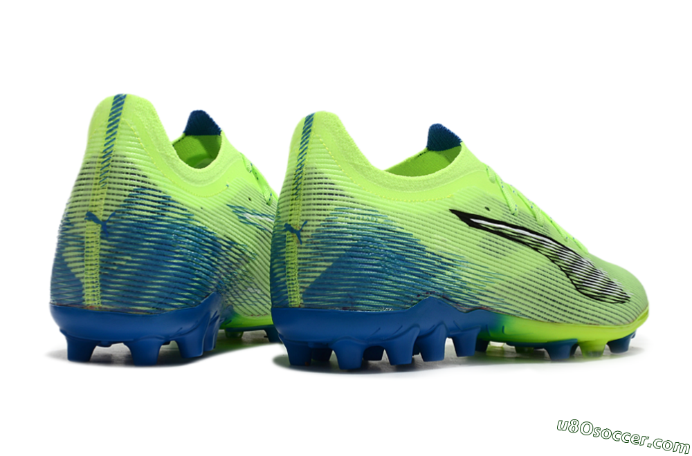 Puma Ultra 5 Ultimate FG Firm Ground Soccer Cleats - Yellow/Black/Blue 6