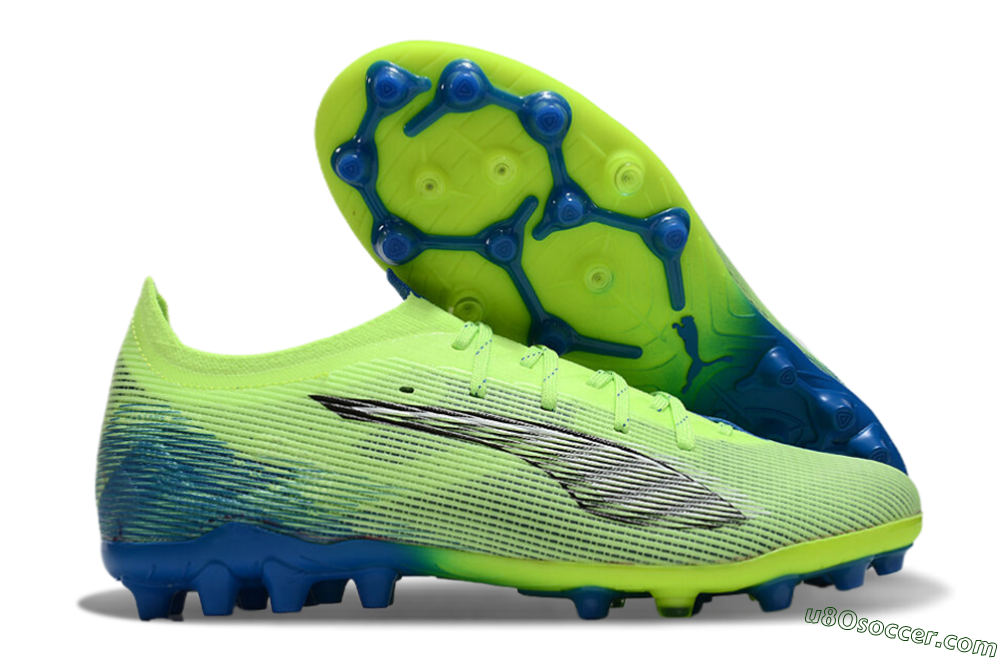 Puma Ultra 5 Ultimate FG Firm Ground Soccer Cleats - Yellow/Black/Blue 1