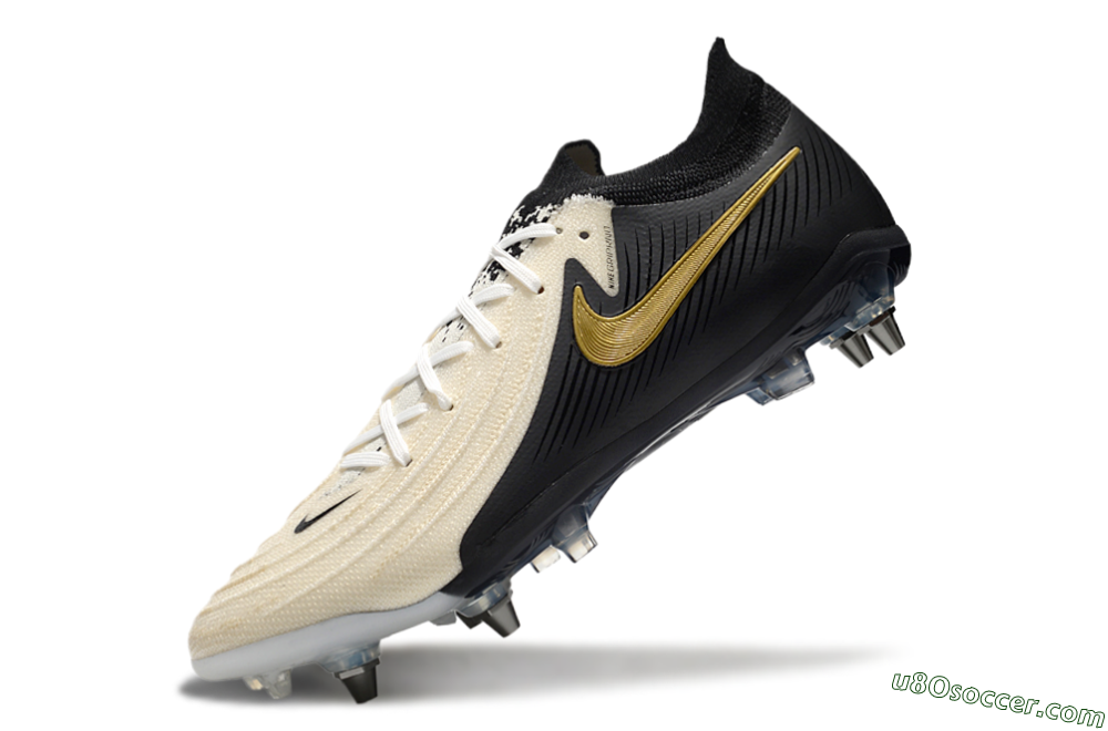 Nike Phantom Luna Elite SG Soft Ground Soccer Cleats - Beige/Black/Gold 5