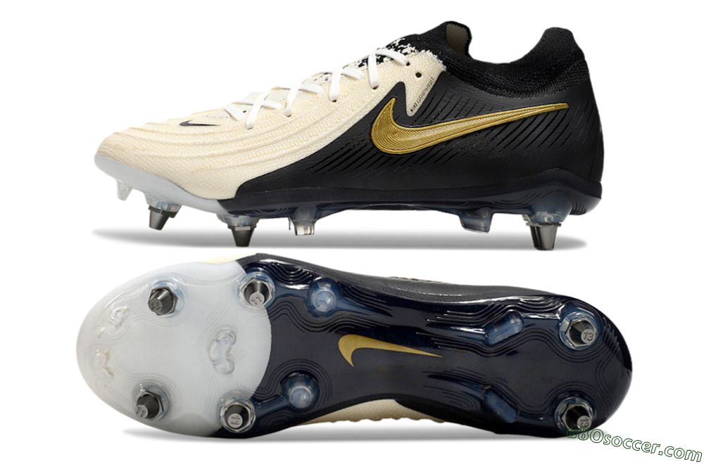 Nike Phantom Luna Elite SG Soft Ground Soccer Cleats - Beige/Black/Gold 0