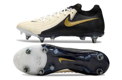 Nike Phantom Luna Elite SG Soft Ground Soccer Cleats - Beige/Black/Gold
