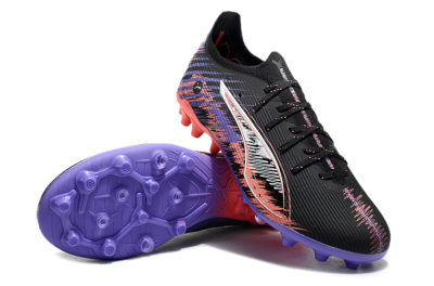 Puma Ultra 5 Ultimate FG Firm Ground Soccer Cleats - Black/Red/Purple