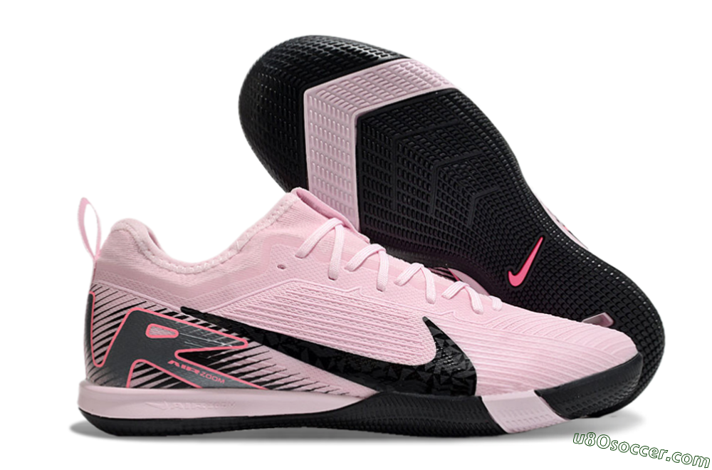Nike Air Zoom Mercurial Vapor 16 Pro IC Indoor & Futsal Soccer Shoes - Pink/Black/Silver 1
