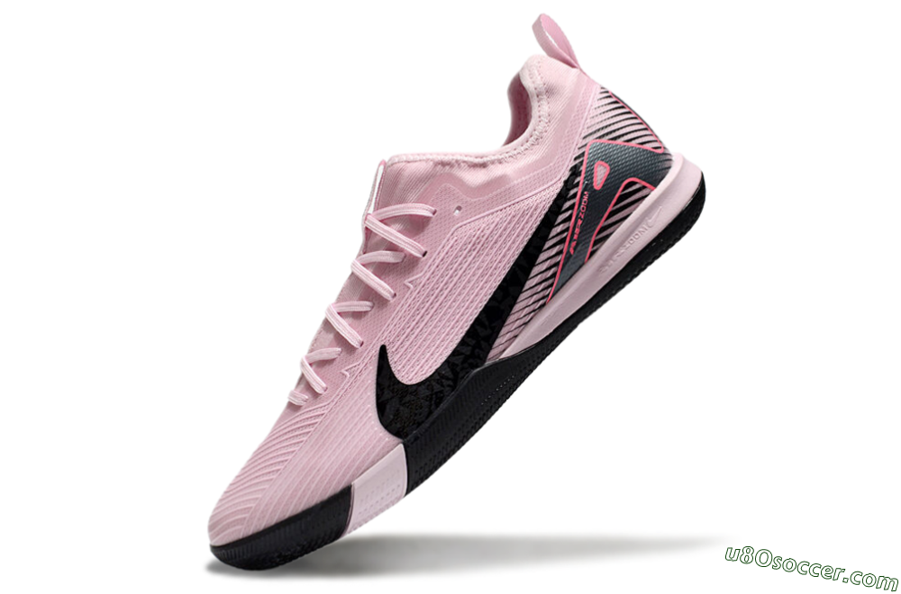 Nike Air Zoom Mercurial Vapor 16 Pro IC Indoor & Futsal Soccer Shoes - Pink/Black/Silver 5