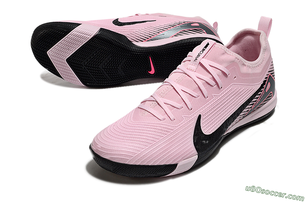 Nike Air Zoom Mercurial Vapor 16 Pro IC Indoor & Futsal Soccer Shoes - Pink/Black/Silver 3