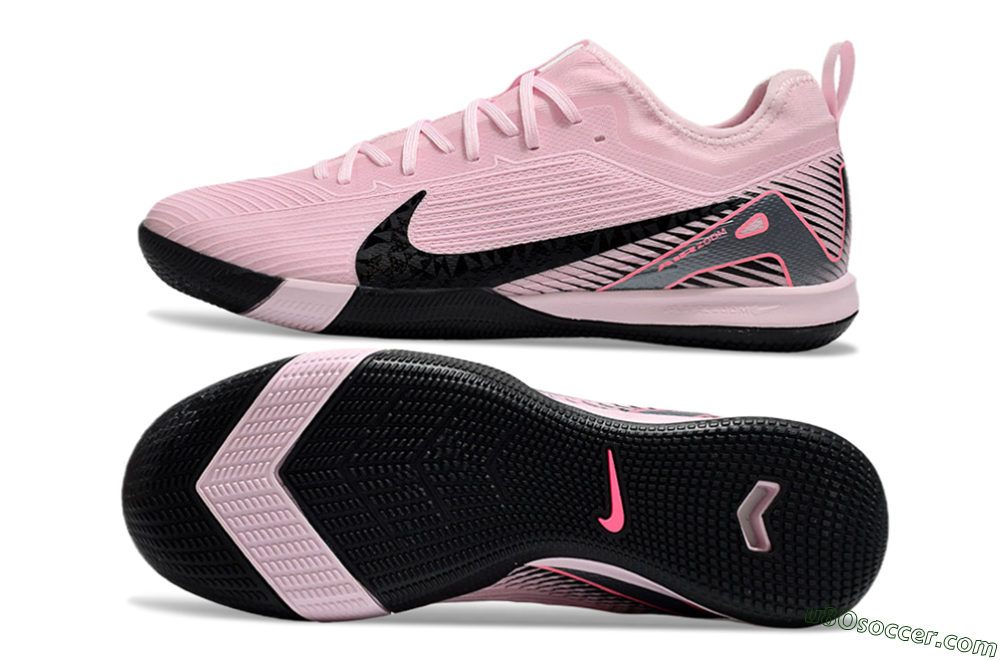 Nike Air Zoom Mercurial Vapor 16 Pro IC Indoor & Futsal Soccer Shoes - Pink/Black/Silver 0