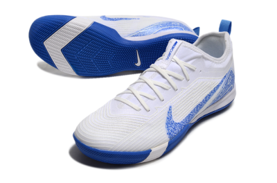 Nike Air Zoom Mercurial Vapor 16 Pro IC Indoor & Futsal Soccer Shoes - Beige/Blue/White