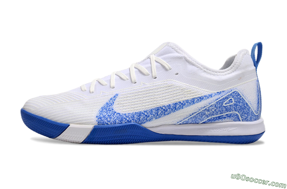 Nike Air Zoom Mercurial Vapor 16 Pro IC Indoor & Futsal Soccer Shoes - Beige/Blue/White 2