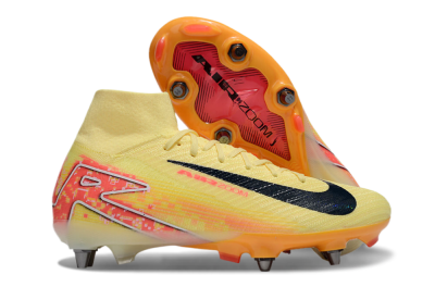 Nike Air Zoom Mercurial Superfly 10 Elite SG Soft Ground Soccer Cleats - Yellow/Black/Red
