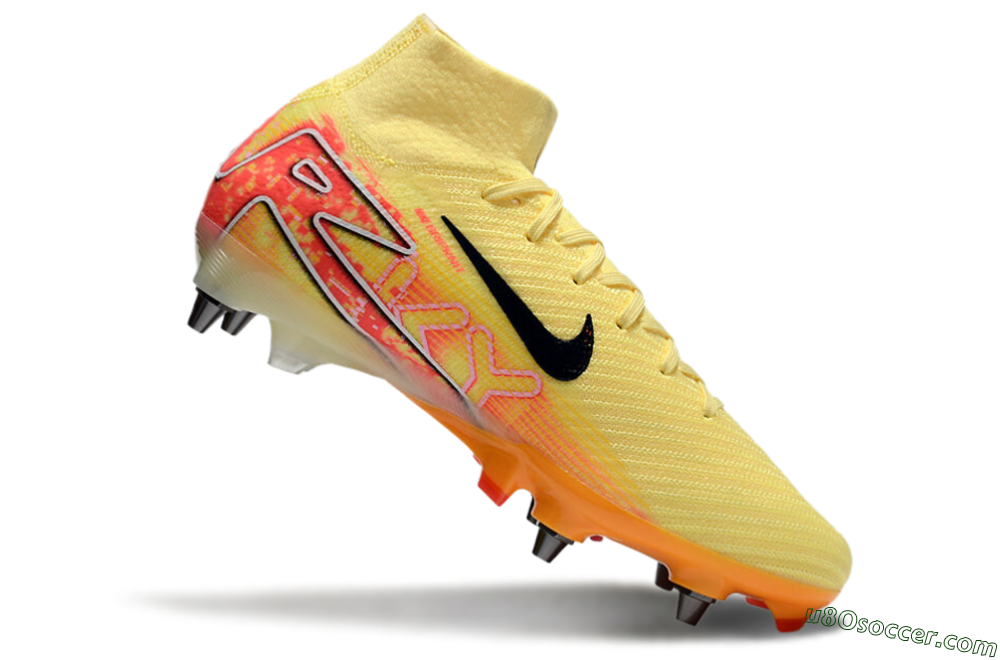 Nike Air Zoom Mercurial Superfly 10 Elite SG Soft Ground Soccer Cleats - Yellow/Black/Red 4