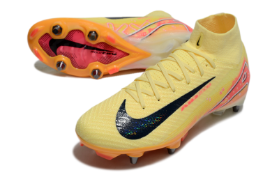 Nike Air Zoom Mercurial Superfly 10 Elite SG Soft Ground Soccer Cleats - Yellow/Black/Red