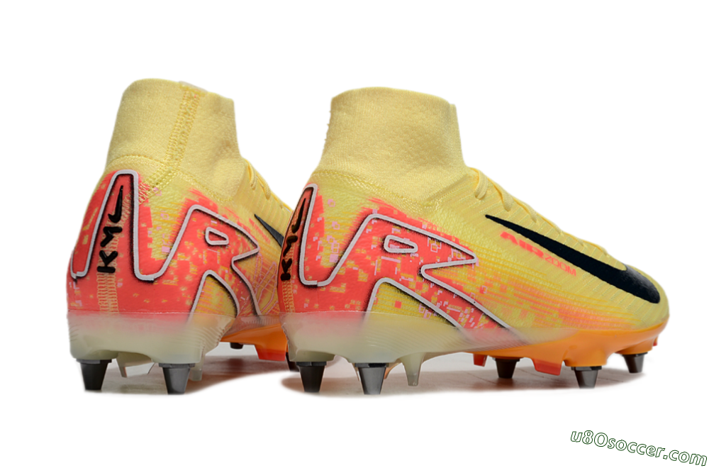 Nike Air Zoom Mercurial Superfly 10 Elite SG Soft Ground Soccer Cleats - Yellow/Black/Red 6