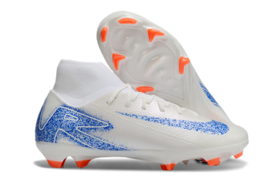 Nike Air Zoom Mercurial Superfly 10 Academy FG Firm Ground Soccer Cleats - Beige/Blue/White