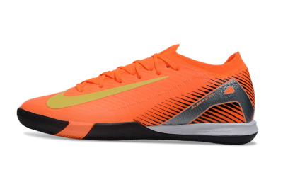 Nike Air Zoom Mercurial Vapor 16 Elite IC Indoor & Futsal Soccer Shoes - Orange/Yellow/Silver