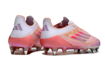Adidas F50 Elite SG Soft Ground Soccer Cleats - Pink/Gold/White