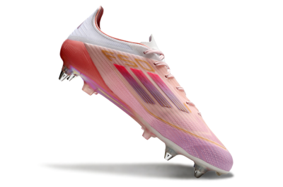 Adidas F50 Elite SG Soft Ground Soccer Cleats - Pink/Gold/White
