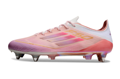 Adidas F50 Elite SG Soft Ground Soccer Cleats - Pink/Gold/White