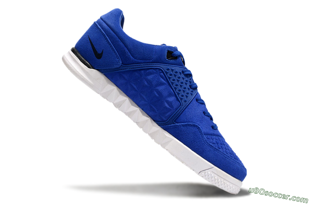 Nike Street Gato IC Indoor & Futsal Soccer Shoes - Blue/Black/White 4
