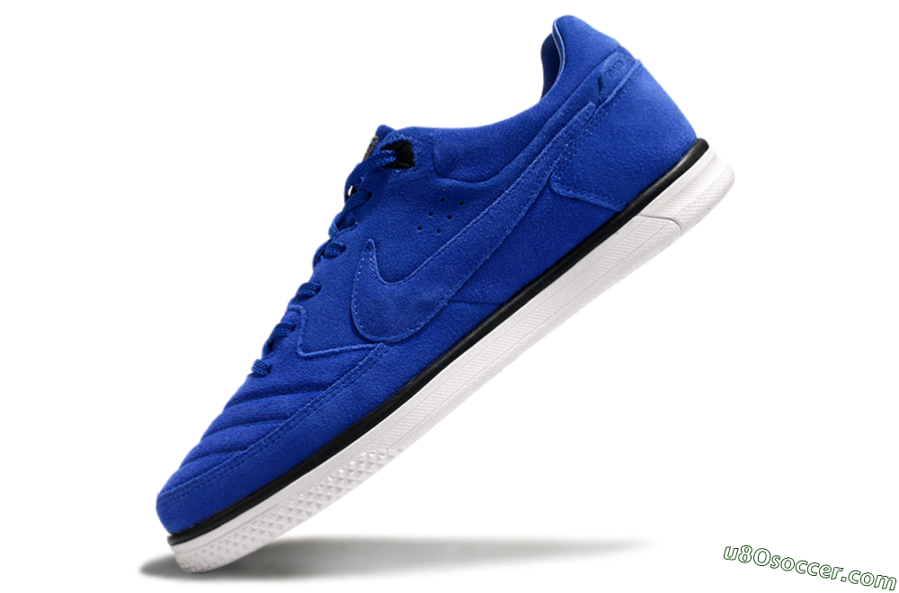 Nike Street Gato IC Indoor & Futsal Soccer Shoes - Blue/Black/White 5