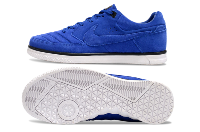 Nike Street Gato IC Indoor & Futsal Soccer Shoes - Blue/Black/White