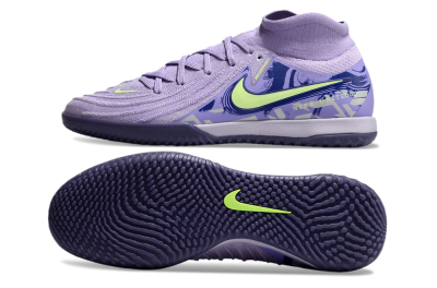 Nike Phantom Luna Elite NU IC Indoor & Futsal Soccer Shoes - Purple/Yellow/Blue