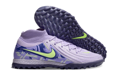 Nike Phantom Luna Elite TF Artificial Turf Soccer Shoes - Purple/Yellow/White