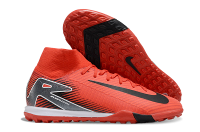 Nike Air Zoom Mercurial Superfly 10 Elite TF Artificial Turf Soccer Shoes - Red/Black/White