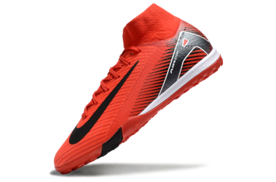 Nike Air Zoom Mercurial Superfly 10 Elite TF Artificial Turf Soccer Shoes - Red/Black/White