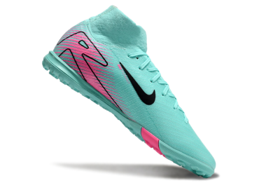 Nike Air Zoom Mercurial Superfly 10 Elite TF Artificial Turf Soccer Shoes - Jade/Red/Black