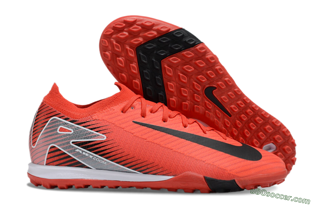 Nike Air Zoom Mercurial Vapor 16 Elite TF Artificial Turf Soccer Shoes - Red/Black/White 1