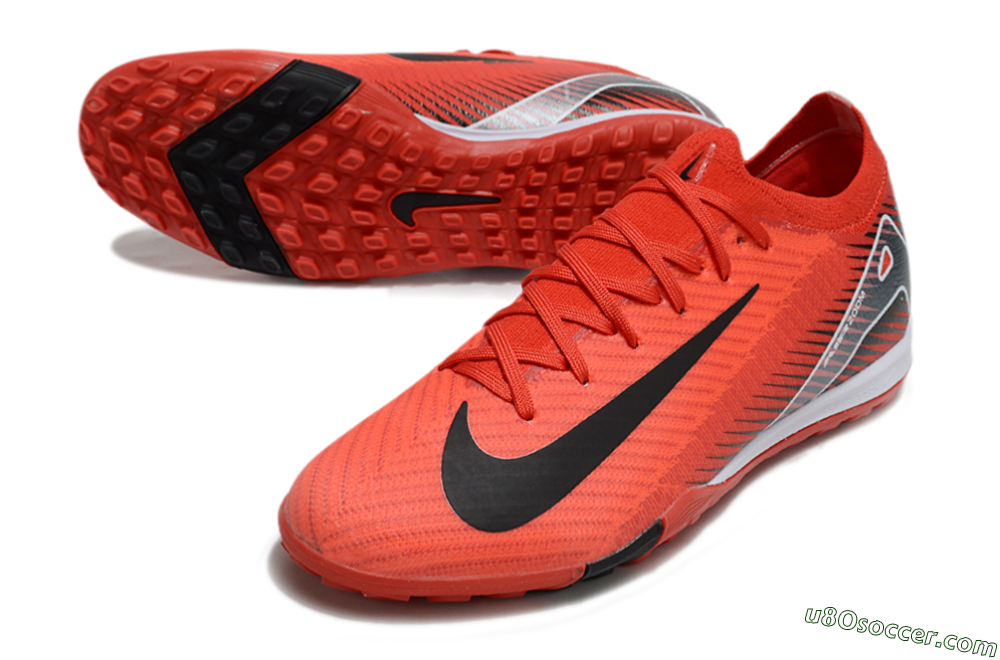 Nike Air Zoom Mercurial Vapor 16 Elite TF Artificial Turf Soccer Shoes - Red/Black/White 3