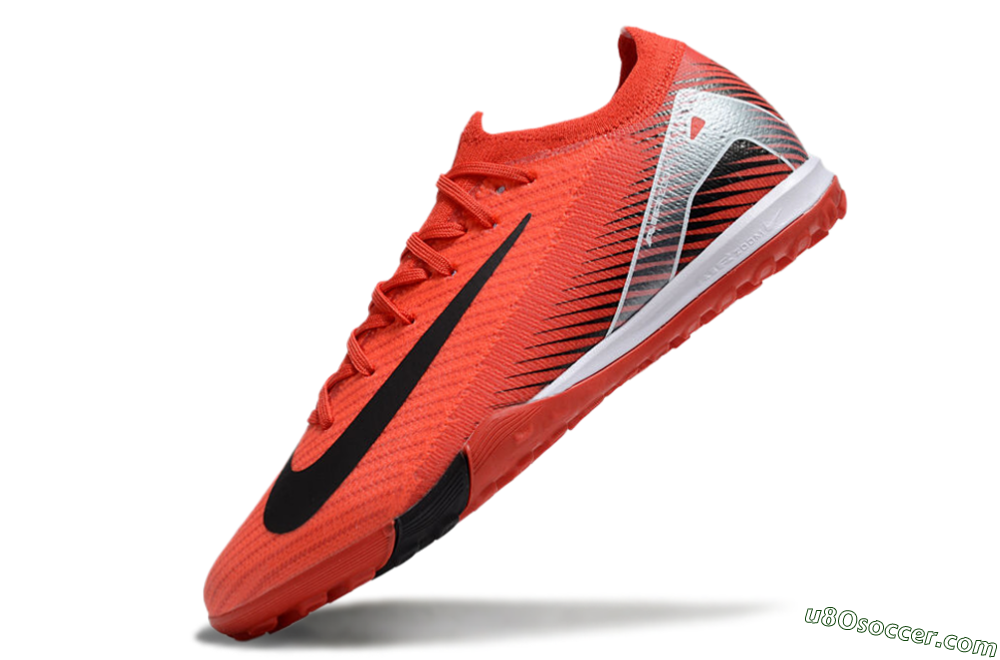 Nike Air Zoom Mercurial Vapor 16 Elite TF Artificial Turf Soccer Shoes - Red/Black/White 5