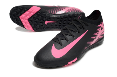Nike Air Zoom Mercurial Vapor 16 Elite TF Artificial Turf Soccer Shoes - Black/Pink
