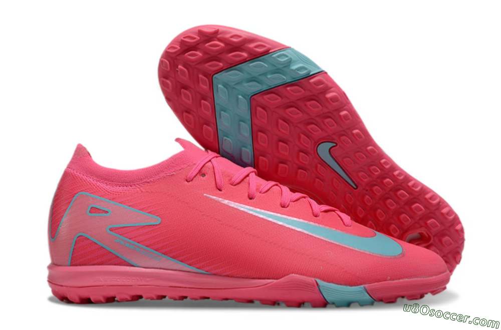 Nike Air Zoom Mercurial Vapor 16 Elite TF Artificial Turf Soccer Shoes - Pink/Jade/White 1