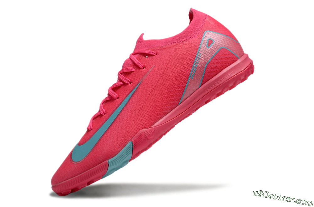 Nike Air Zoom Mercurial Vapor 16 Elite TF Artificial Turf Soccer Shoes - Pink/Jade/White 5