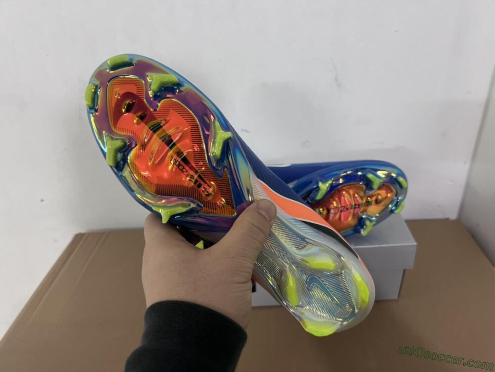 Nike Air Zoom Mercurial Vapor 16 Elite FG Firm Ground Soccer Cleats - Blue/White/Orange