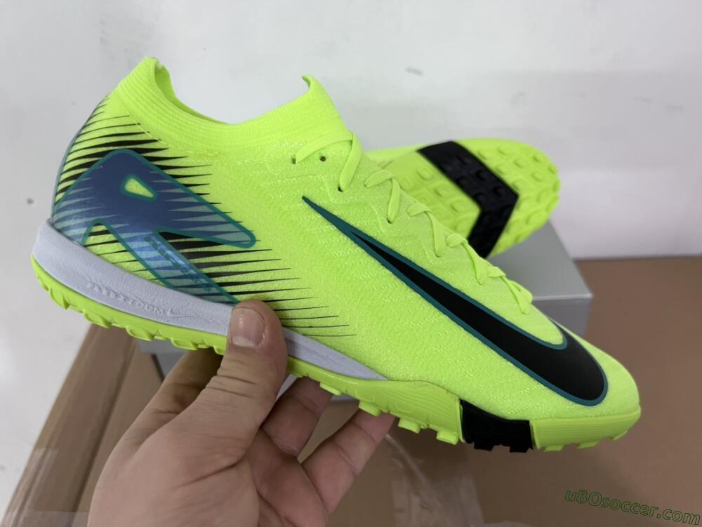 Nike Air Zoom Mercurial Vapor 16 Elite TF Artificial Turf Soccer Shoes - Yellow/Black/Blue